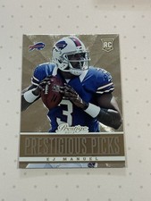 2013 Panini Prestige EJ Manuel Rookie Prestigious Picks #4 Buffalo Bills RC (Q)
