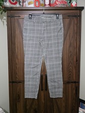 OLD NAVY Womens Plaid High-Waisted Pixie Skinny Ankle Pants Size 6