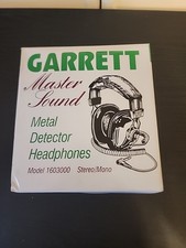 Garrett Master Sound Metal Detector Headphones Mono/Stereo 1603000 With Box