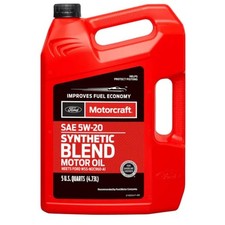 Motorcraft SAE 5W-20 Synthetic Blend Motor Oil - XO-5W20-5Q3SP - 5-Quart Jug  36.58 per gallon