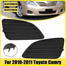 Fog Light Cover New For 2010-2011 Toyota Camry Driver & Passenger Side Set of 2