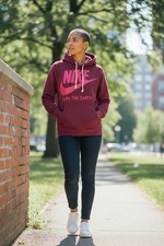 NIKE Women's Red and burgundy Jacket