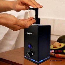 Oil Warmer for Massage, Massage Oil Warmer, Body Oils Heater for Spa, Black