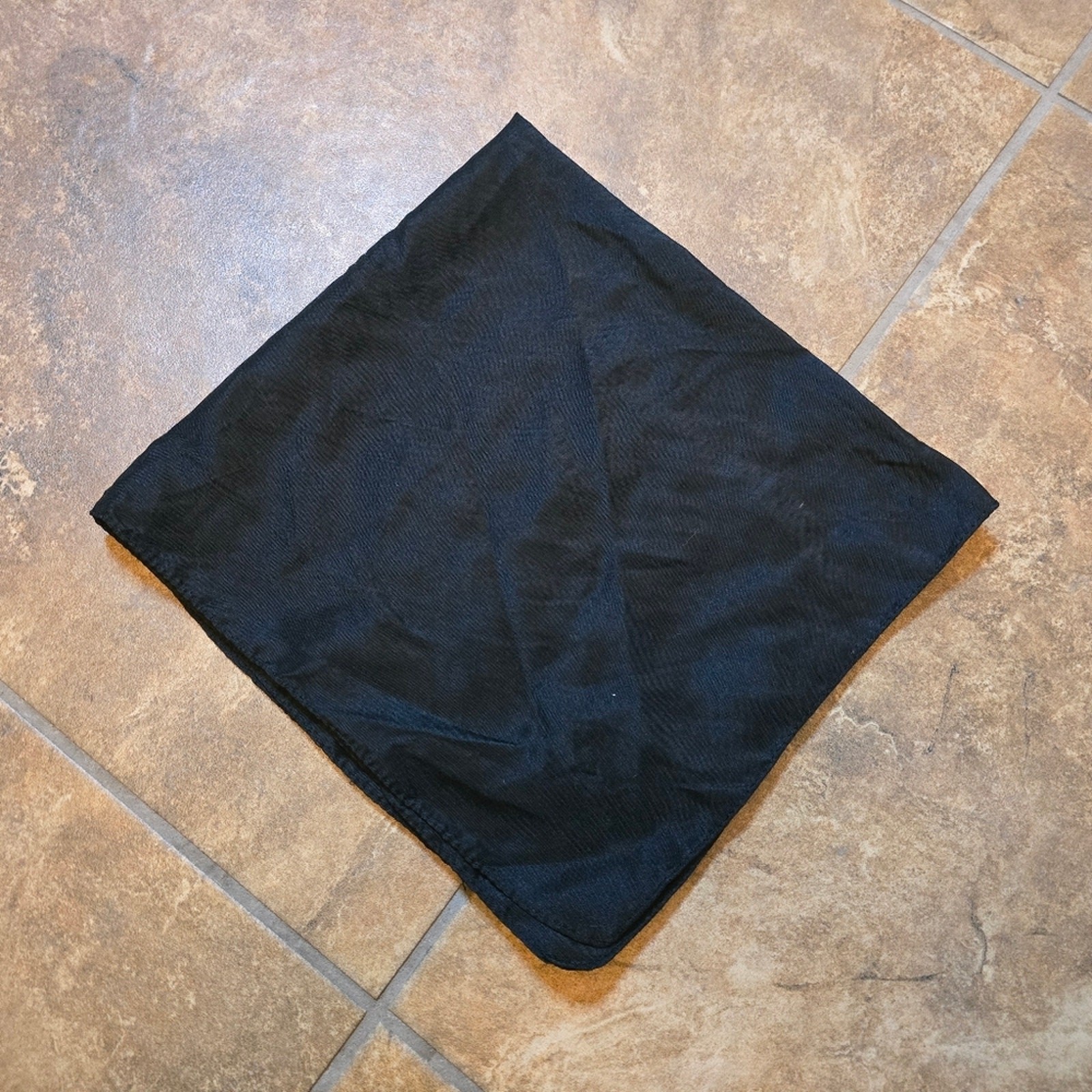 Black Basic Solid Bandana - image 1