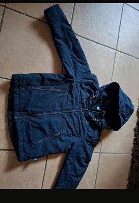 Benetton Winterjacke Unisex 130Cm 7-8 Jahre Top Zustand mit Kapuze