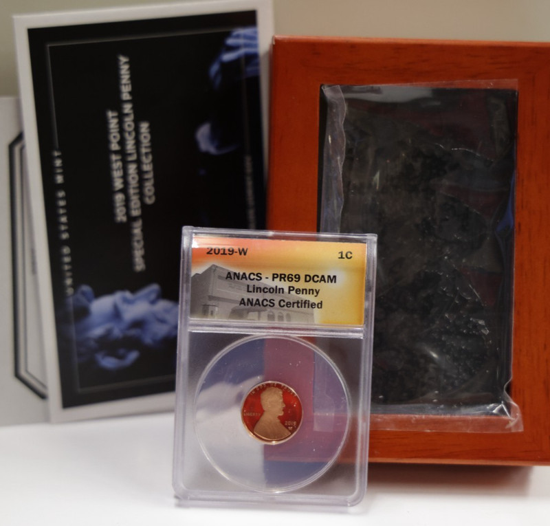 2019 W US Lincoln Cent ANACS PR69 DCAM in Wooden Case