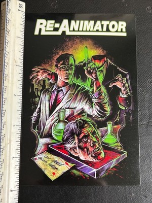 RE-ANIMATOR Cardboard Store Display Horror Movie Sign 4x6 Small