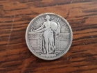 1917d vf Type l Standing liberty Quarter
