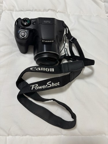 Canon PowerShot SX530 HS 16MP Digital Camera + Charger + Neck strap