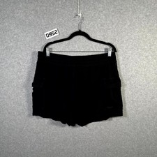 DKNY Sport Cargo Shorts Mens Large Black Cott...
