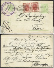 RUMANIA 1901-03 1b black pair and 3b - 44345