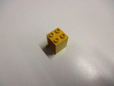 Lego Container 2x2x2 Briefkasten 4345 gelb ege86