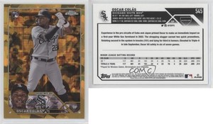 2023 Topps Chrome Sapphire Edition Gold /50 Oscar Colas Colás #545 Rookie RC
