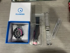 Islander x StrapHabit x Brodinkee "MWP" (Men Wear Pink)  #ISL-342 Extra Bracelet