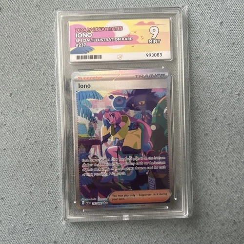 Pokémon TCG Iono Scarlet Violet Holo Card 237/091 Ace 9 Mint Condition
