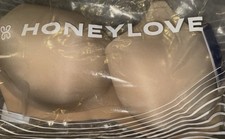 HONEYLOVE CloudEmbrace Wireless Bra in Sand - Size 40DD E