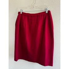 Vintage Pendleton Wool Skirt Fuschia pink size 8