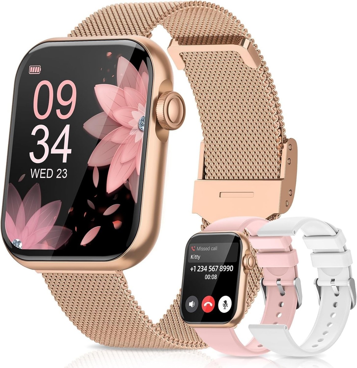 Reloj Inteligente Para iPhone Android De Mujer Smart Watch