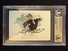 2007 Allen & Ginter Mark Buehrle Signed Card 299 BGS Slab Authentic Autograph