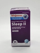 NEW - Walgreens Nighttime Sleep Aid Sleep II -  25mg Exp 07/2026