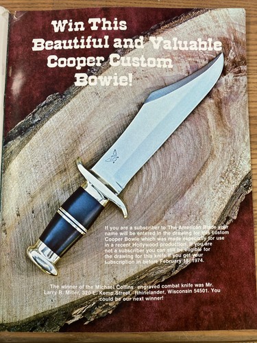 Vintage The American Blade Magazine November December 1973 Vol 1 No 4 - Bild 15 von 16