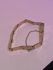 10k Antique JMF CO. “1915” Monogram Bracelet 