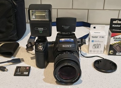 Sony Cyber-shot DSC-R1 10.3MP Digital Camera - Black for sale