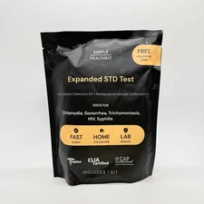 Expanded STD Test Kit- Simple Health Kit  Exp 2/2026 Free Shipping