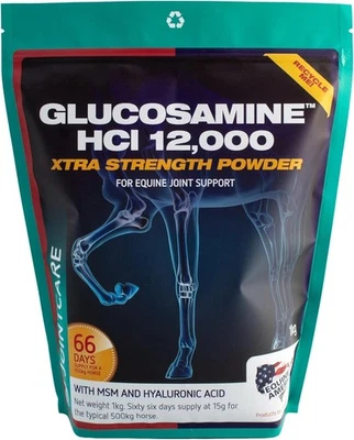 Equine America Glucosamine 12,000 HCI Xtra Strength Powder 1kg - Image 1 of 4