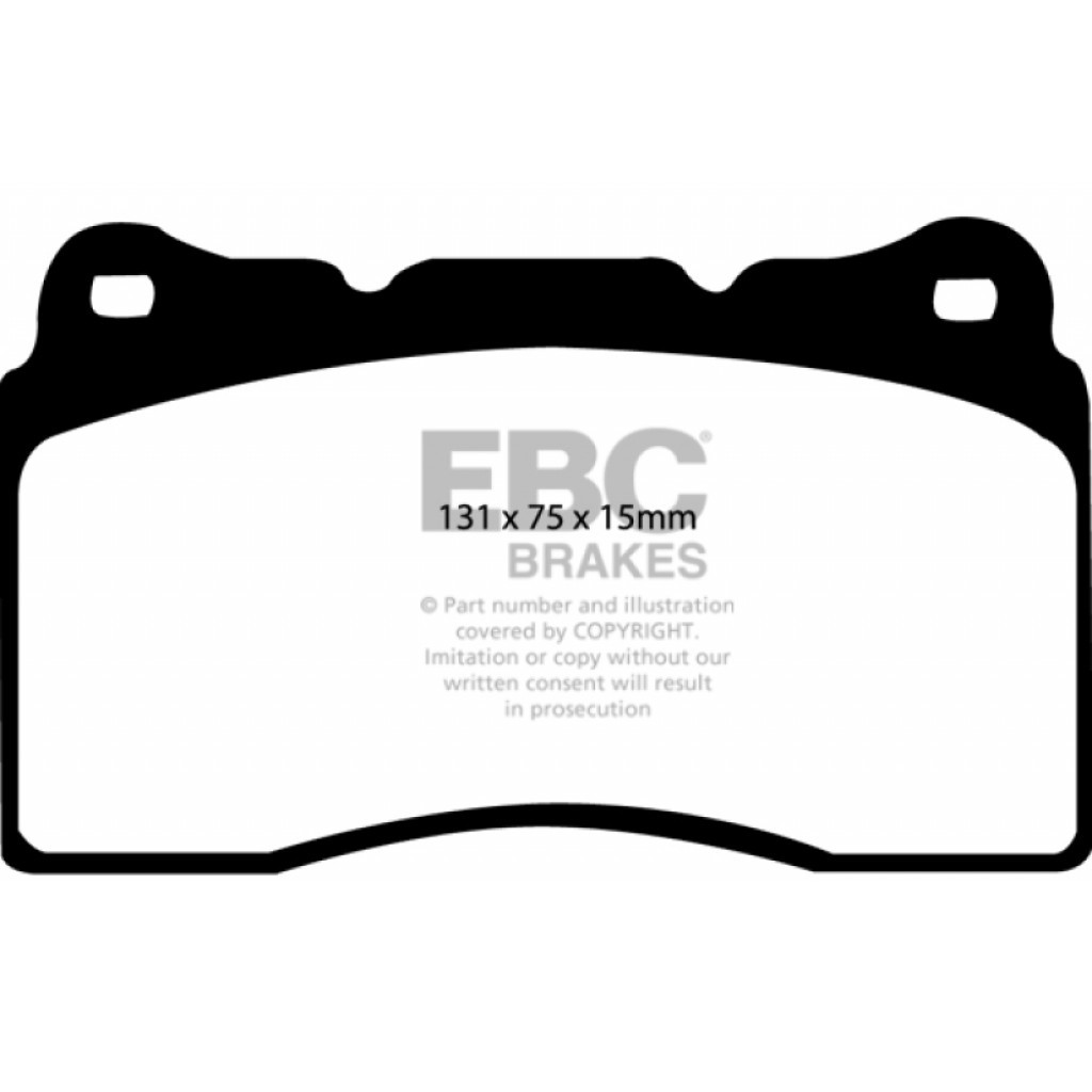 EBC For Ford GT 2005 2006 Front Brake Pads - 3.2 Ultimax2