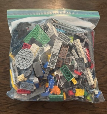 LEGO Multicolor Bricks Blocks Mixed Pieces Bulk Pack 1.12 Pounds Mixed Lot