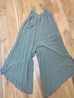 Tysa Sage colored spaghetti strap, wide leg romper/jumpsuit sz 00 — photo 3