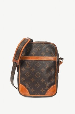 Louis Vuitton Danube Monogram Canvas & Leather-Trim Crossbody