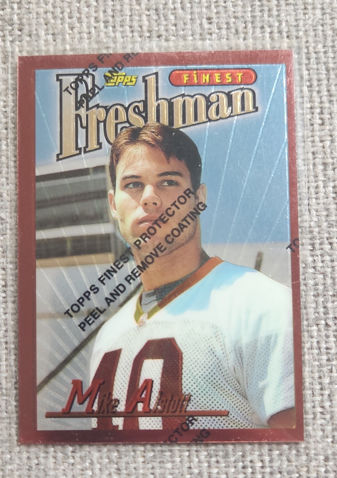 1996 Topps Finest - Mike Alstott #335 (RC)