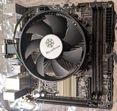 ASUS H110I-PLUS Intel LGA1151 ITX Motherboard + i5 6402p CPU, Cooler, I/O Tested