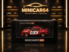 Minichamps 1/64 Porsche 934 GT 51 Hezemans Nürburgring 1976 Diecast