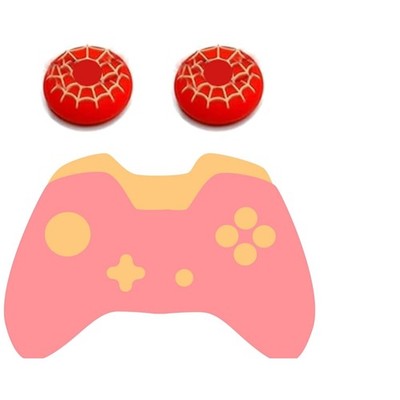 Compact and Stylish Non-Slip Thumb Grip Caps - Perfect for All Game Controllers