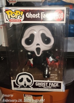 Funko Pop Jumbo 10'' 1608 Scream Ghost Face with protector