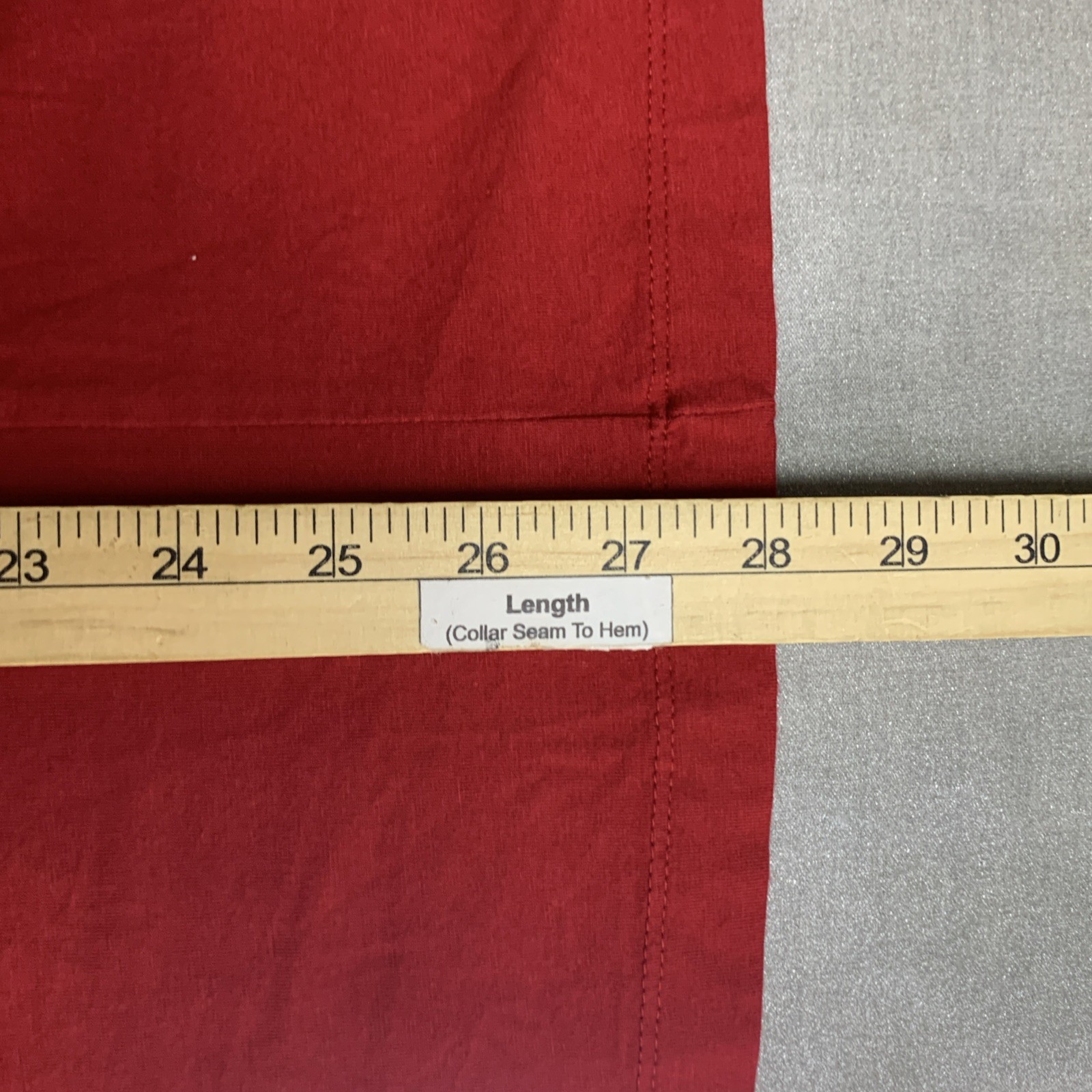 J Jill Top Womens 3X Plus Luxe Supima Everyday Turtleneck Tunic Red Minimalist