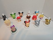 Good 2 Grow Juice Toppers Disney Lot Of 14 Mickey Minnie Frozen Ariel Toy Story