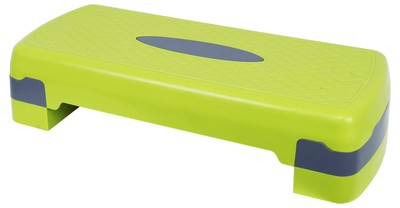 Adjustable Aerobic Step Platform Trainer 27-Inch Lemon/Gray