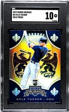 2019 Panini Crusade #5 Kyle Tucker HOLO SILVER PRIZM SGC 10 GEM MINT RC