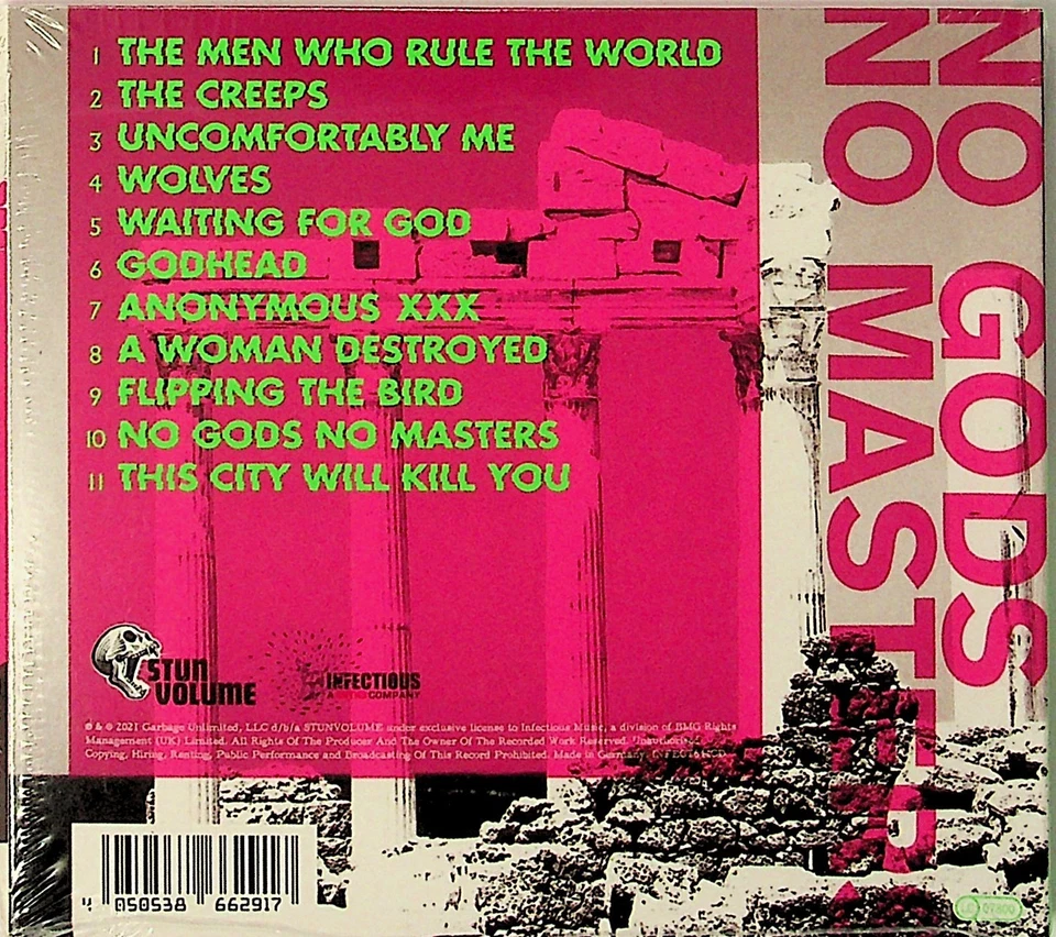 Garbage -No Gods No Masters CD -NEW -2021 (Inc: The Wolves & The Creeps)  - Image 2 of 2