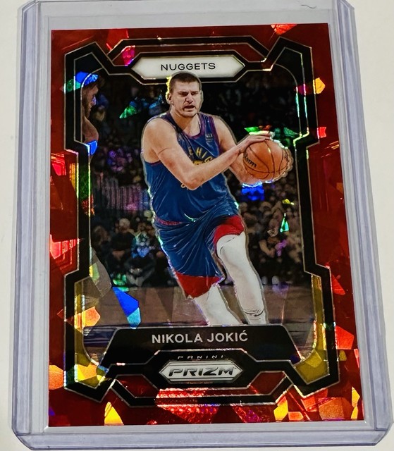 2023-24 Panini Prizm - Nikola Jokić #17 Red Ice Prizm