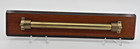 ANTIQUE VICTORIAN 12" MAHOGANY & BRASS ROLLING PARALLEL RULER MUSEUM QUALITY — photo 4