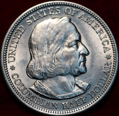 Uncirculated 1893 Columbian Expo Silver Commemorative Half Dollar