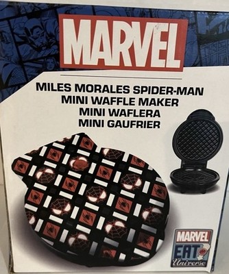 Miles Morales Spider Man Mini Waffle Maker NIB Spidey