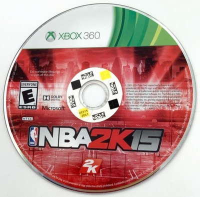 Xbox 360 NBA 2k15 2015 Basketball DISC ONLY Video Game 2K Kevin Durant Sports