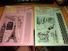 SALE 2X CARDMAKING KIT FOR SCRAPBOOKING/EMBOSSING FOLDER/STAMP/METAL DIE CM25