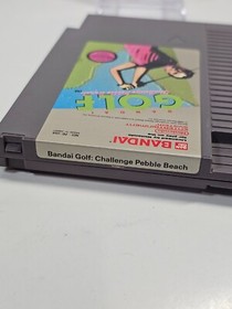 Bandai Golf Challenge Pebble Beach (Nintendo NES) Authentic Game Cart